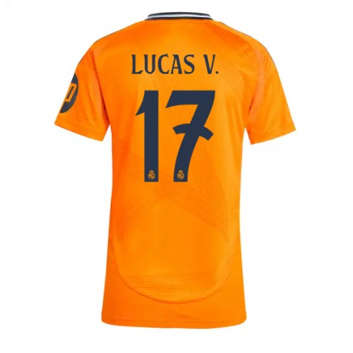 Fotbalové Dres Real Madrid Lucas Vazquez #17 Dámské Venkovní 2024-25 Krátký Rukáv